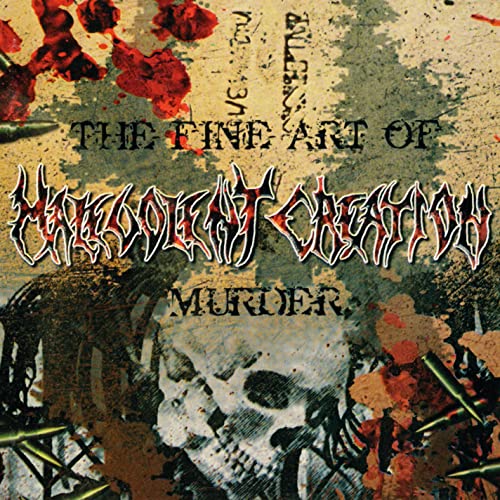 CD cover for Malevolent Creation’s “The Fine Art Of Murder” with skull imagery.