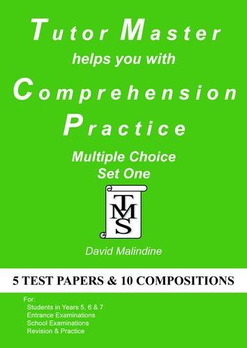 Green cover with "Tutor Master" title and a white practice test booklet image.