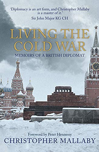 Book cover: “Living the Cold War” with a snowy Red Square backdrop.
