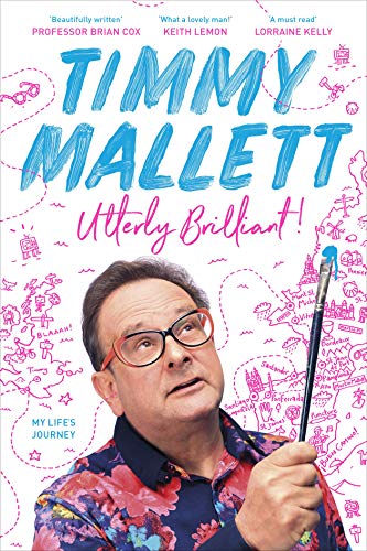 Book cover featuring Timmy Mallett with glasses and a floral shirt.