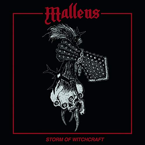 Black and red album cover with a skull and thorny details.