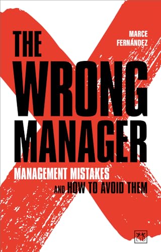 Book cover: "The Wrong Manager" with bold red and black text.