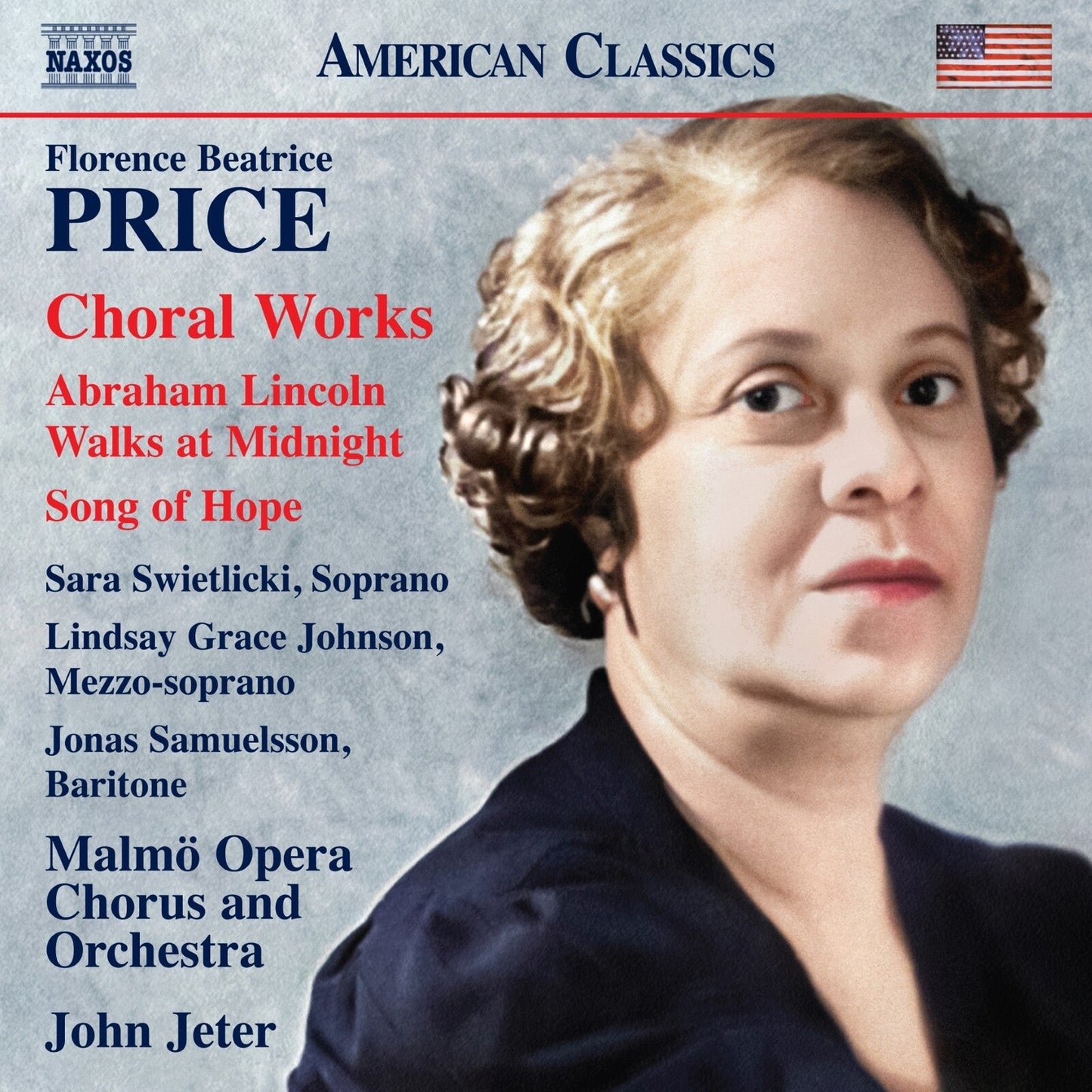 CD cover featuring a portrait of Florence Price and text details.