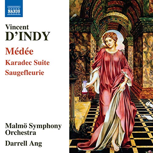 CD cover featuring a woman in a red robe holding a candle.