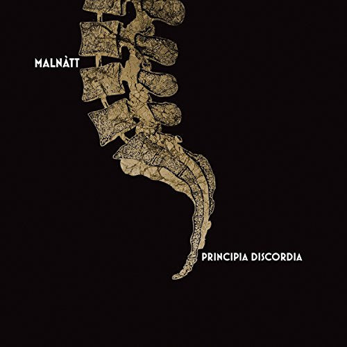 CD cover: Spine illustration against a black background with text.