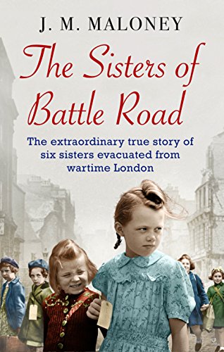 Book cover featuring young girls in wartime clothing against a faded city backdrop.