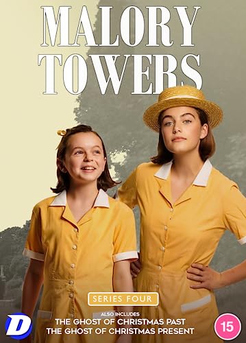 Two girls in yellow school uniforms and a straw hat on a DVD cover.