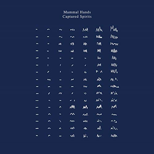Dark blue CD cover with abstract white line drawings resembling signals.