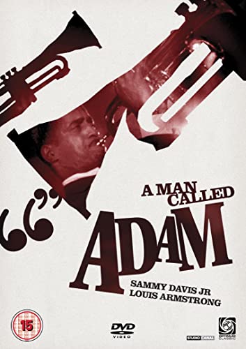 DVD cover for “A Man Called Adam” featuring a trumpet and portrait.