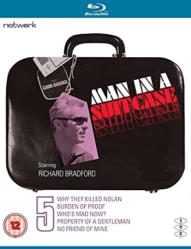 Blu-ray cover for "Man In A Suitcase: Volume 5" featuring Richard Bradford.