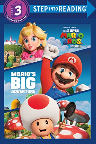 Book cover featuring Princess Peach, Mario, and Toad from The Super Mario Bros. Movie.