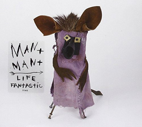 CD cover featuring a handmade, purple, animal-like figure with large ears.