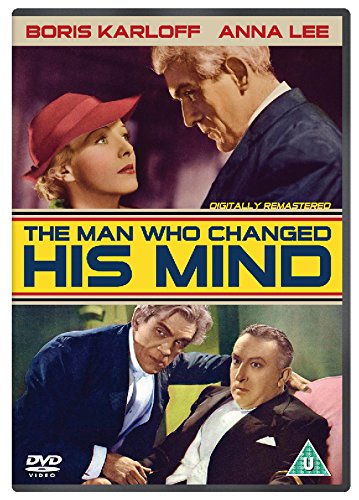DVD cover for "The Man Who Changed His Mind" with scenes from the film.