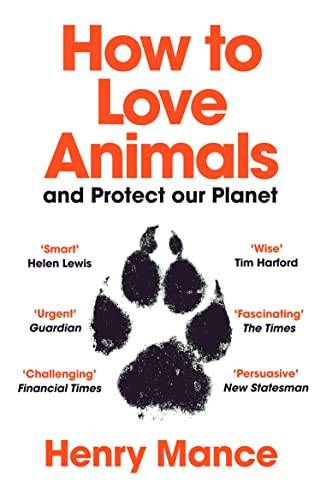 Book cover: "How to Love Animals" with paw prints and author name.
