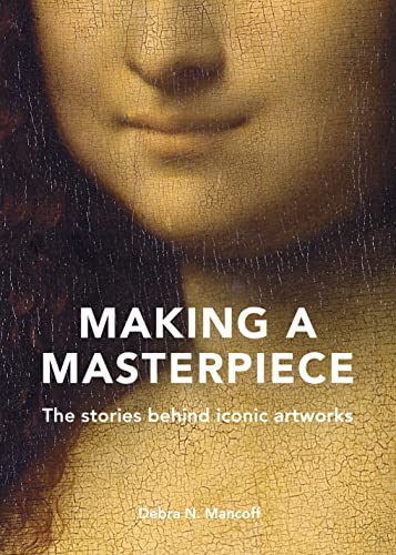 Book cover featuring a detail from the Mona Lisa and bold white text.