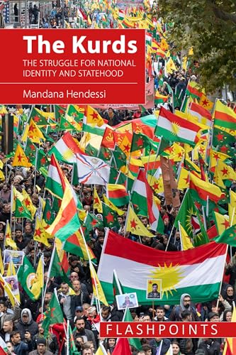 Book cover featuring Kurdish flags and a crowd, titled "The Kurds.