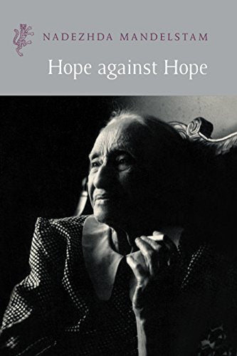Book cover: "Hope against Hope" with a portrait of an elderly woman.