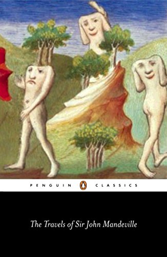 Book cover with medieval illustration of figures with tree-like heads.