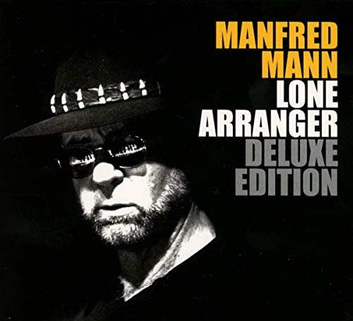 Manfred Mann album cover: black and white portrait of a man in a hat.