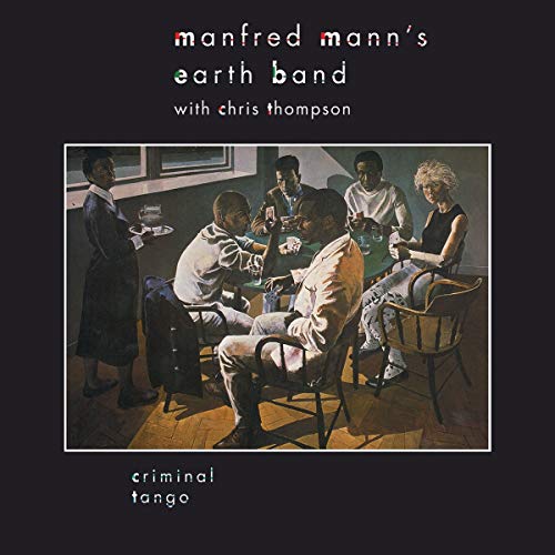 Album cover for Manfred Mann’s Earth Band’s “Criminal Tango” featuring a card game.