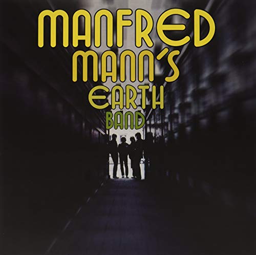 Manfred Mann's Earth Band album cover with silhouetted figures in a tunnel.