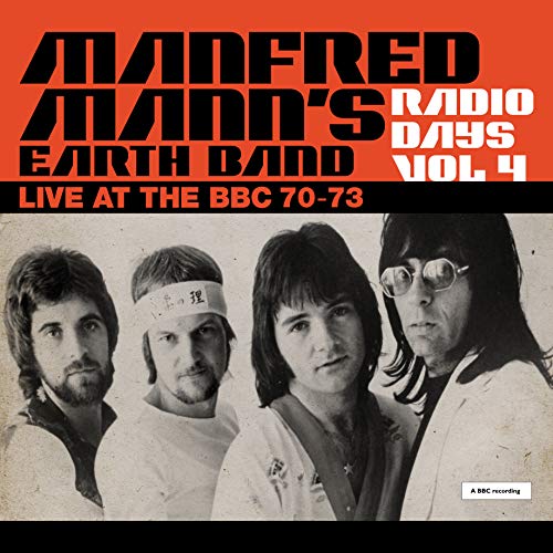 Manfred Mann's Earth Band album cover with a photo of four men.
