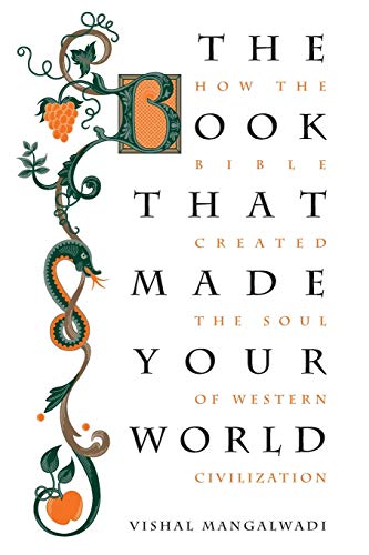 Book cover with ornate floral design and title: “The Book That Made Your World.”