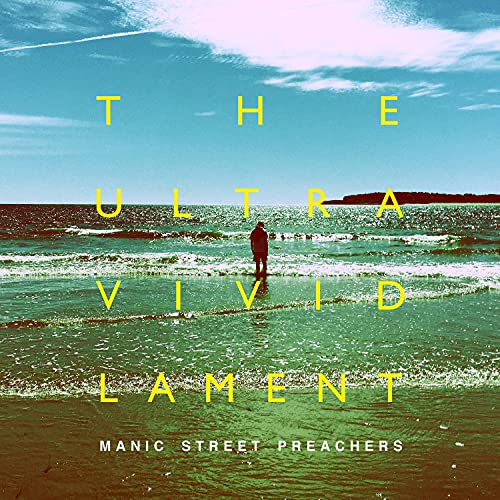 CD cover: seascape with text “The Ultra Vivid Lament” and a lone figure.