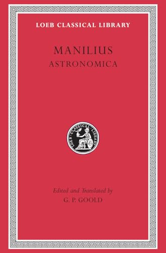 Red book cover with title “Astronomica” and Greek key border.