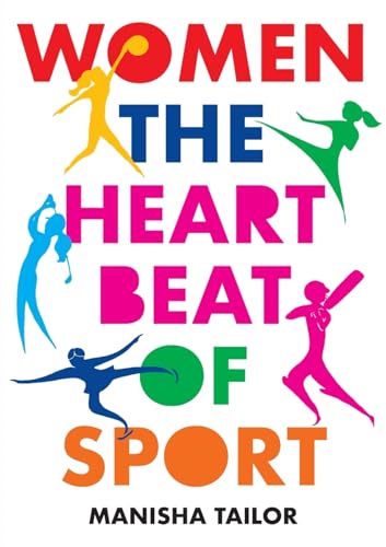 Book cover featuring colorful silhouettes of women participating in various sports.