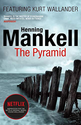 Book cover: "The Pyramid" by Henning Mankell, featuring a wooden pier.