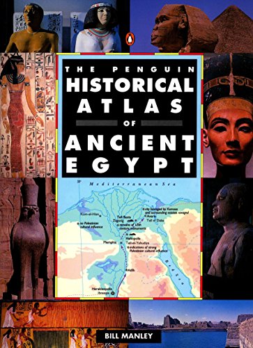 Book cover featuring ancient Egyptian art, maps, and hieroglyphs.