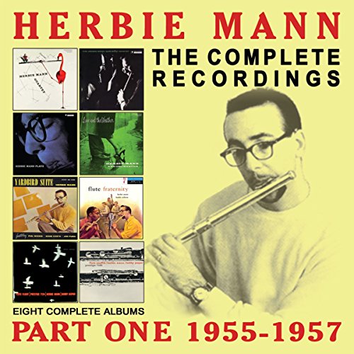 Herbie Mann 4CD box set cover featuring the musician with his flute.