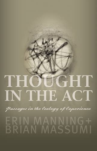 Book cover: abstract orb with text "Thought in the Act" and authors' names.