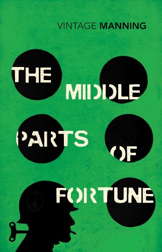 Book cover: green background, black text and circles, soldier silhouette.