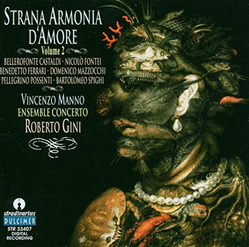 CD cover: Baroque painting of a face with fish and crustaceans.
