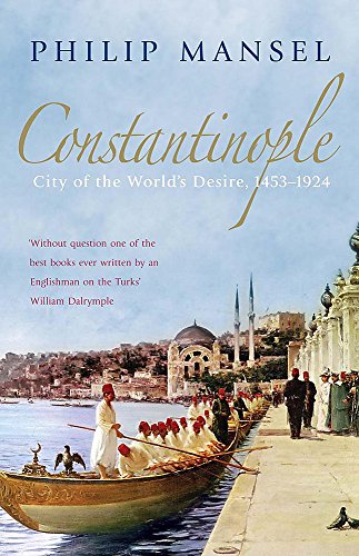 Book cover: Constantinople, with a historical cityscape and boat procession.