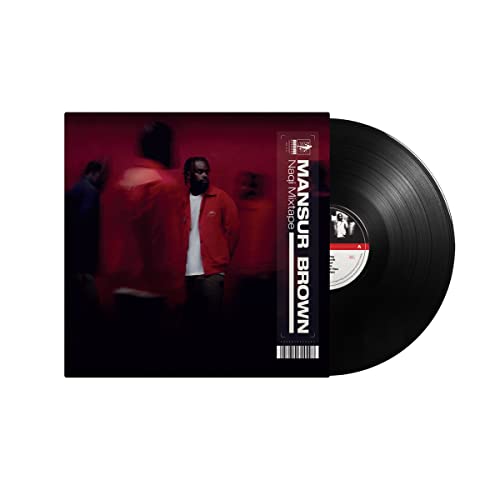Mansur Brown Naqi Mixtape vinyl record with cover art featuring a man in red.