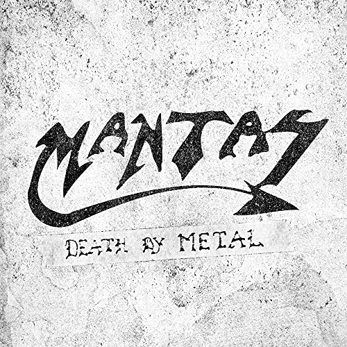 Black and white album cover with band name "Mantas" and title.