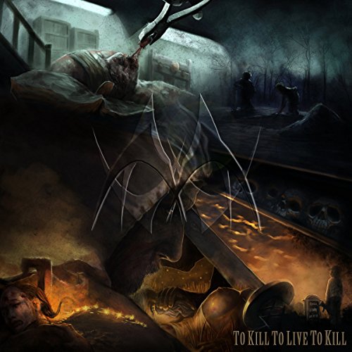 Dark, illustrated CD cover depicting a disturbing surgical scene and figures.