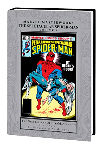 Marvel Masterworks: The Spectacular Spider-Man Vol. 6 book cover, Spider-Man with a woman.