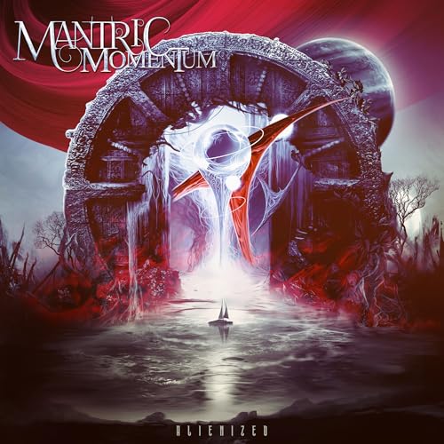 CD cover: arched alien structure with glowing light and dark landscape.