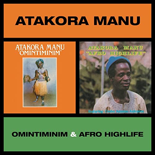 Album cover showing Atakora Manu with two separate images of him in traditional attire.