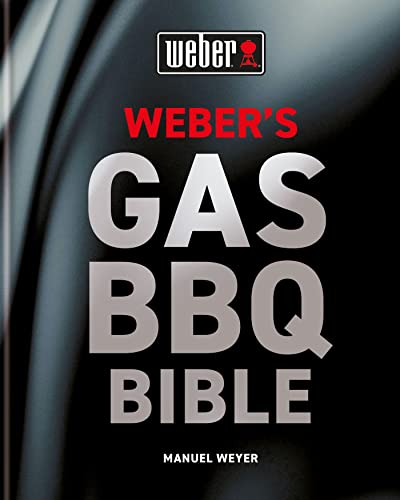 Book cover: “Weber’s Gas BBQ Bible” with large white text on black.
