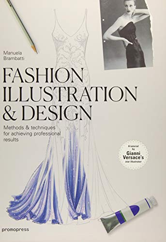 Book cover: “Fashion Illustration & Design” with sketches and photos.