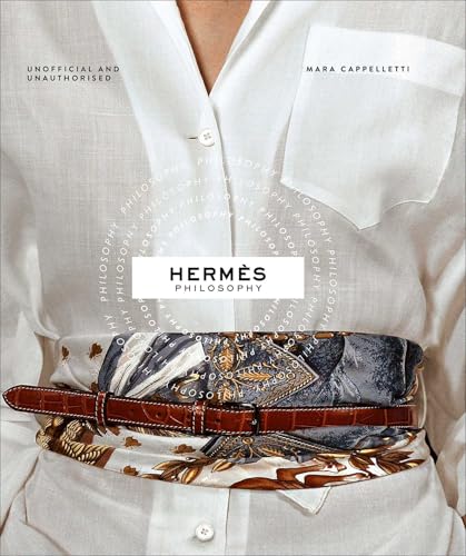 Book cover with a woman wearing a white shirt and Hermes scarf.