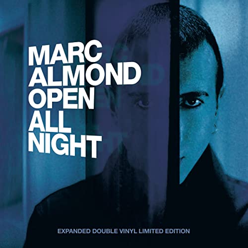 Album cover for Marc Almond’s “Open All Night” featuring a portrait.
