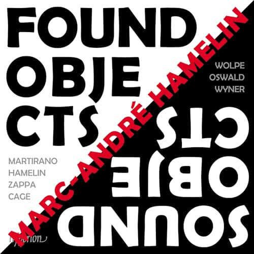 CD cover with bold, stacked text: "Found Objects / Sound Objects" and composer names.