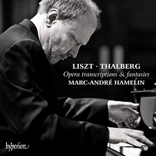 Black and white image of a man playing piano, with text overlay on a CD cover.