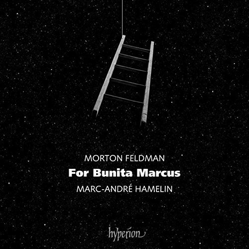 CD cover: a ladder against a starry sky, text "Morton Feldman".